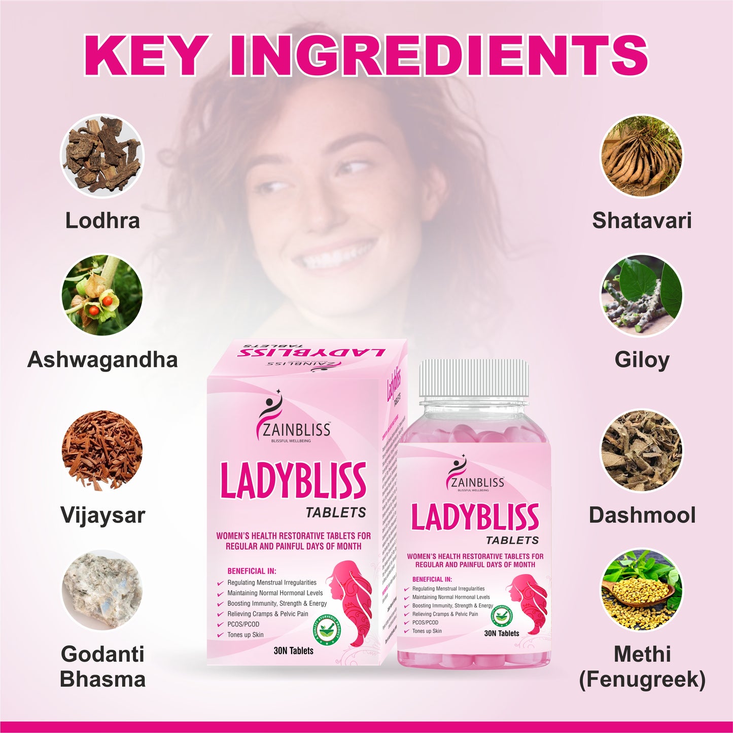 LADYBLISS TABLETS 30'S PACK